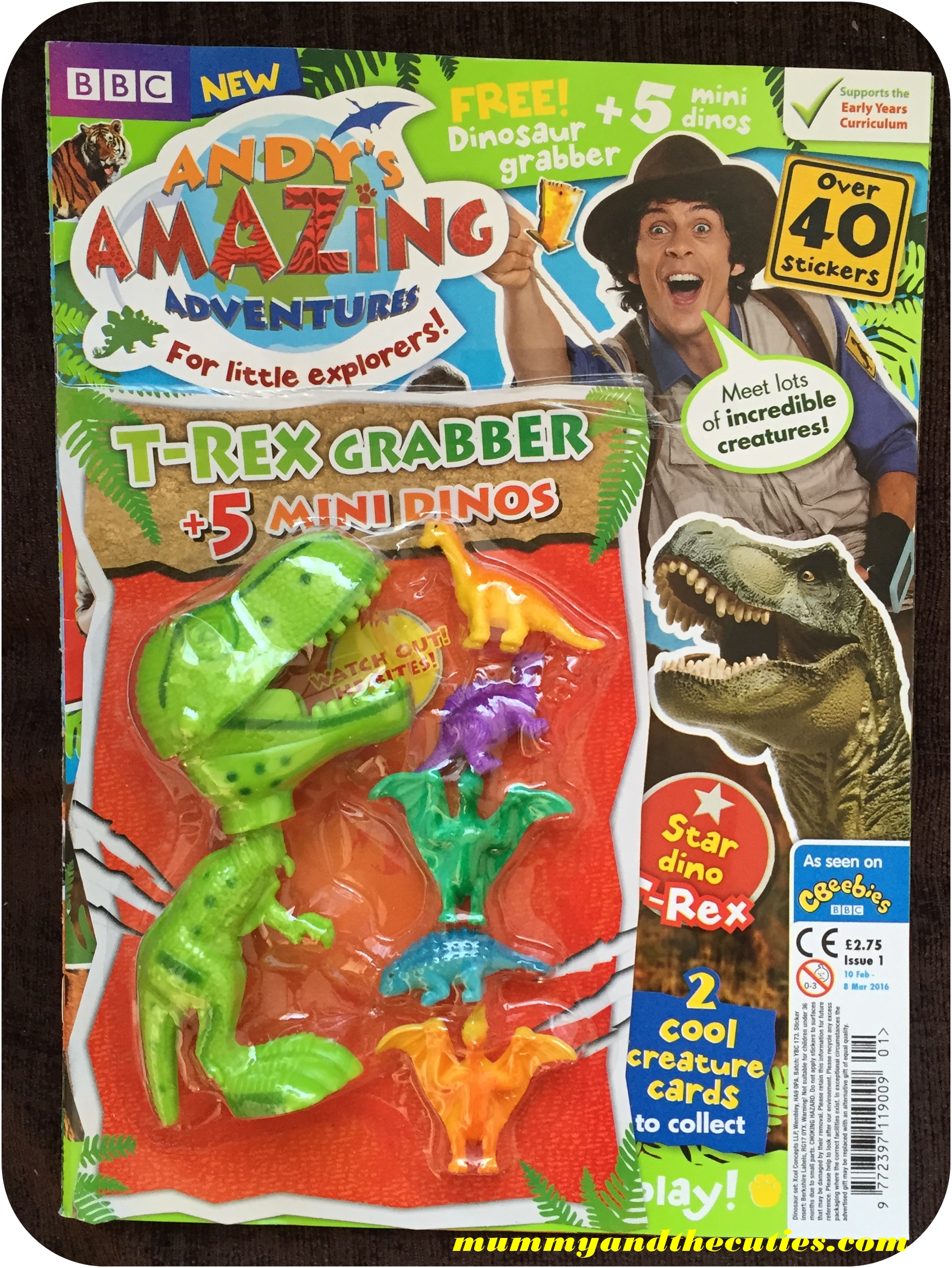 andys prehistoric adventures toys